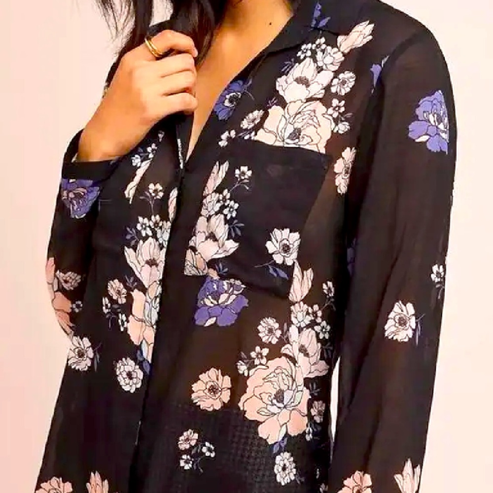 Anthropologie Cloth & Stone Tavira Shirt